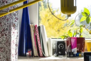 A home studio - good separation of work and rest zones