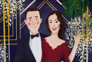 Wedding portrait - a keepsake from the wedding day
