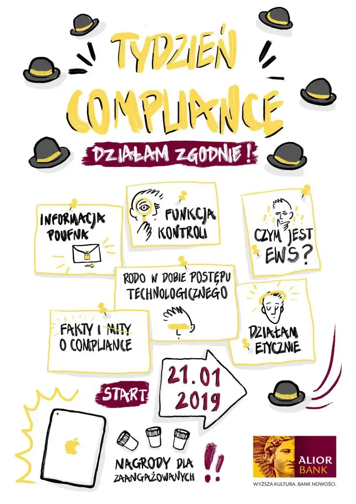 Poster for a corporate event - original illustration