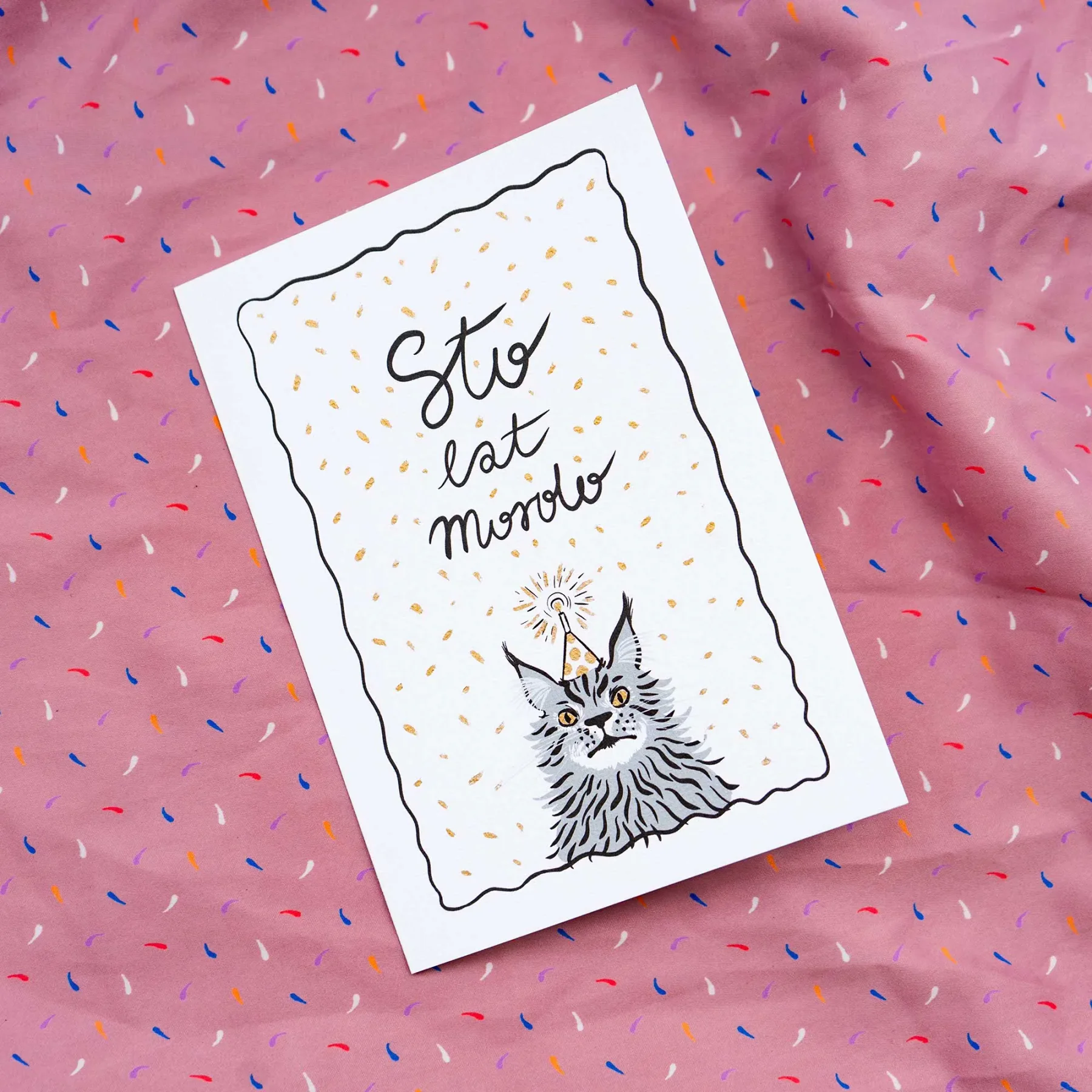 Birthday card with a portrait - 30th birthday gift