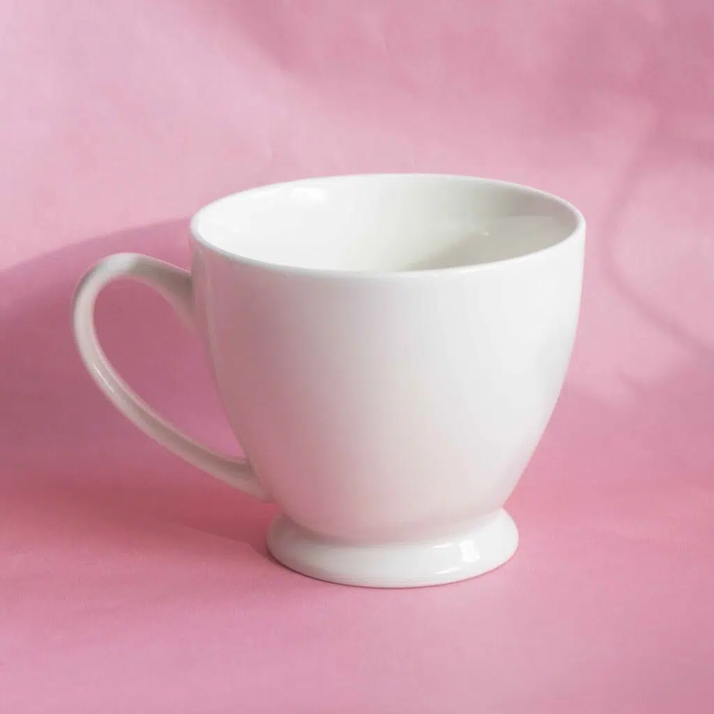 rodzaj kubka i jego pojemności - filiżanka