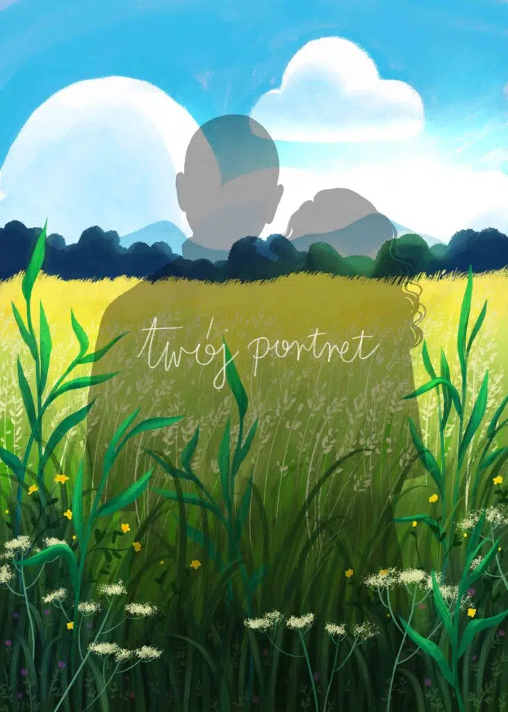 tło łąki do wykorzystania podczas zamówienia portretu